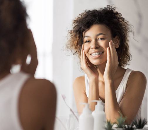 Patient in Marysville smiling confidently after dental bridge treatment 