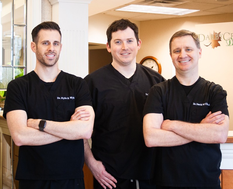 Marysville dentists Kyle S Wylde D D S Deric R Budendorf D D S and David W Cleveland D D S