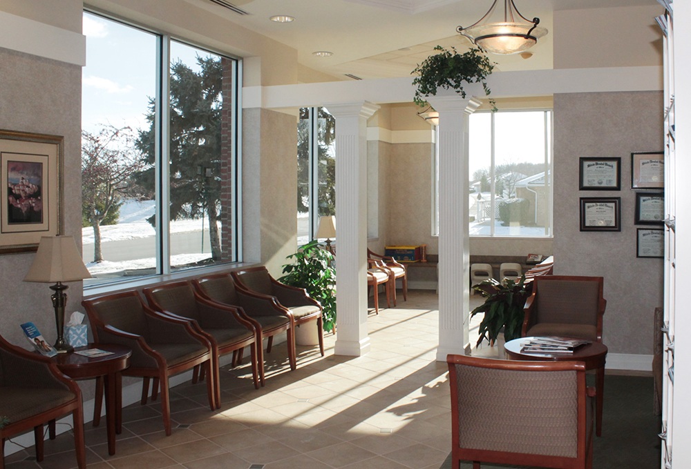 Darby Creek Dental waiting area