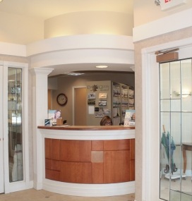 Front desk at Marysville dental office