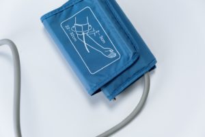 Blue blood pressure cuff